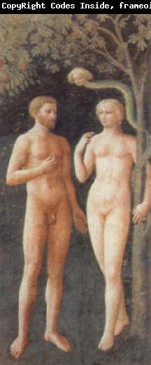 MASOLINO da Panicale Temptation of Adam and Eve